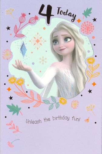 Picture of 4 TODAY UNLEASH THE BIRTHDAY FUN - ELSA BIRTHDAY CARD